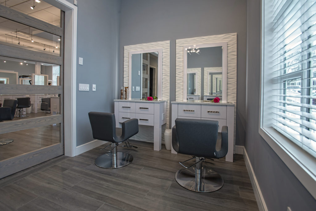 Photo of glaze salon completed project