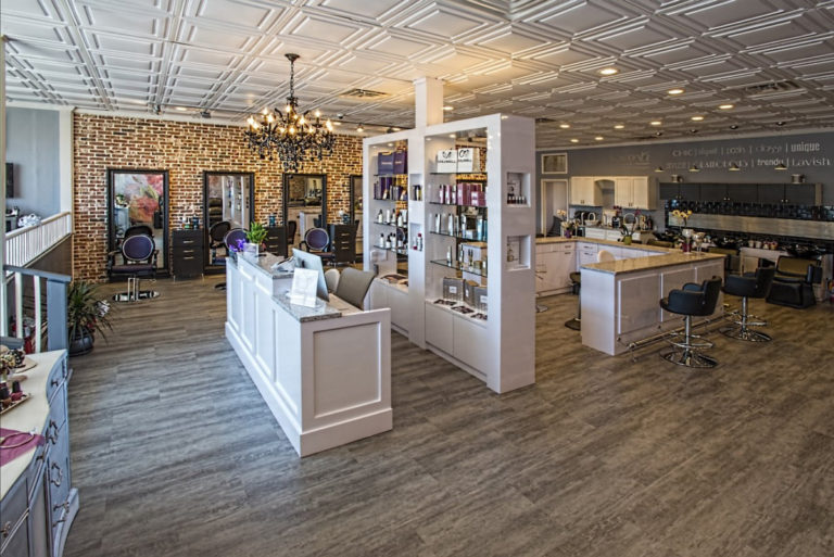 Photo of swank salon completed project