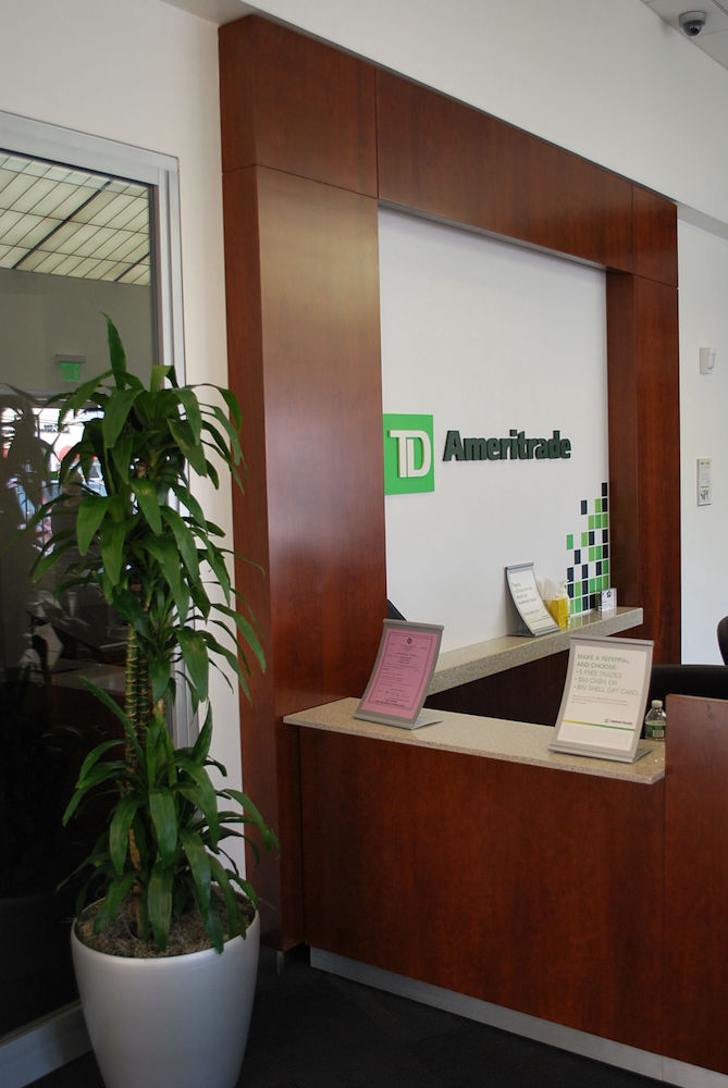 Photo of TD Ameritrade completed project